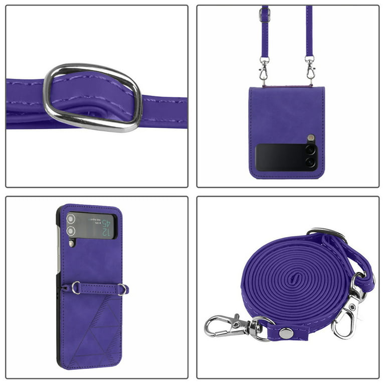  for Z Flip 3 Case 6.7 Shoulder Rope Phone Case for