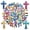 4A-35pcs, variant on 35pcs Sparkling Cross Stickers Religious Holographic Stickers PVC Stickers for Luggage Guitar Car