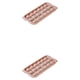 thumbnail image 4 of Molde para cubitos de hielo Advancent tapa extraíble 18 rejillas 2piezas, 4 of 6
