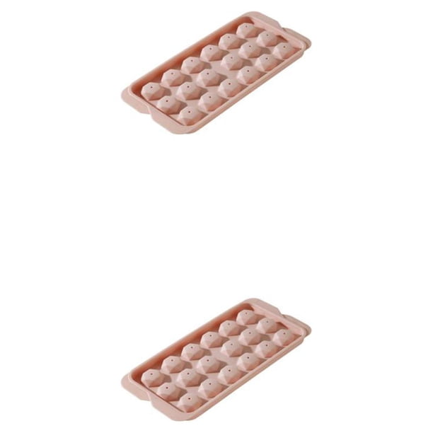 Molde para cubitos de hielo Naiovety 2piezas rosa tipo 1 18 rejillas
