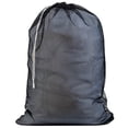 thumbnail image 1 of Bolsa de malla para la colada - Grande 24" x 36" - Duradera, lavable a máquina con cierre de cordón seguro - Perfecta para dormitorios universitarios, lavanderías, apartamentos (negro), 1 of 5