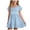 Light Blue, variant on larppty Girls Summer Tie Back Dress Tween Kids Off Shoulder Dresses Size 4-15 Years(Pink, 6-7 Years)