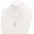 thumbnail image 3 of Sterling Silver Rhodium-Plated Polished Cz Fancy 16In Plus 2In Ext Necklace Made In China -Jewelry By Sweet Pea, 3 of 6