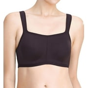 NATORI All Black Yogi Sports Bra, US 34I, UK 34G, NWOT