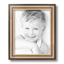 ArtToFrames 8" x 11" Anique Silver Picture Frame, 8.5x11 inch Silver Wood Poster Frame (WOM-4964)