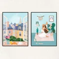 thumbnail image 1 of Набор из 2 постеров "Галерея No.17", 50х70см, 1 of 5