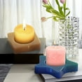 thumbnail image 4 of Heat Resistant Epoxy Mold Bendable DIY Pentagram/Square Style Candlestick Mold for Home, 4 of 8