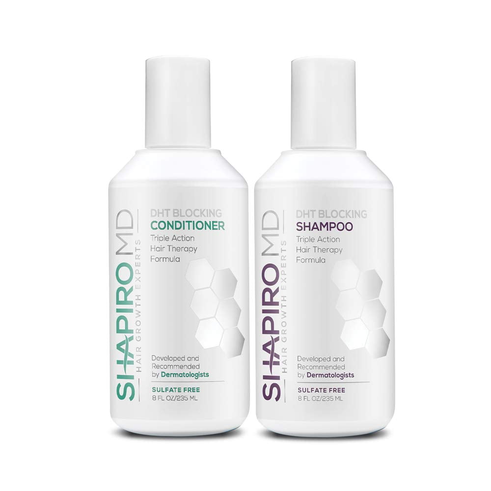 Shapiro MD Hair Loss Shampoo and Conditioner DHT Fighting Vegan