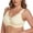 Apricot, variant on Women Full Coverage Non Padded Wirefree Plus Size Minimizer Cotton Bra 42D