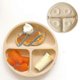 thumbnail image 4 of Baby Safe Sucker Silicone Dining Plate Solid Cute Cartoon Children Dishes Suction Toddle Training Tableware Kids Feeding Bowls, 4 of 5