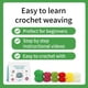thumbnail image 5 of New Cute Wool Knitting Positive Energy Doll Doll Decoration Birthday Gift, Illustrated Manual Crochet For Teaching Vegetable Material Bags In English, 5 of 9