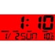thumbnail image 2 of Speravity ABS Reloj digital para automóvil Pantalla de fecha Reemplazo Rectangular Autoadhesivo Tablero Hogar Oficina Relojes Alarmas Verde Type2 NO2, 2 of 6