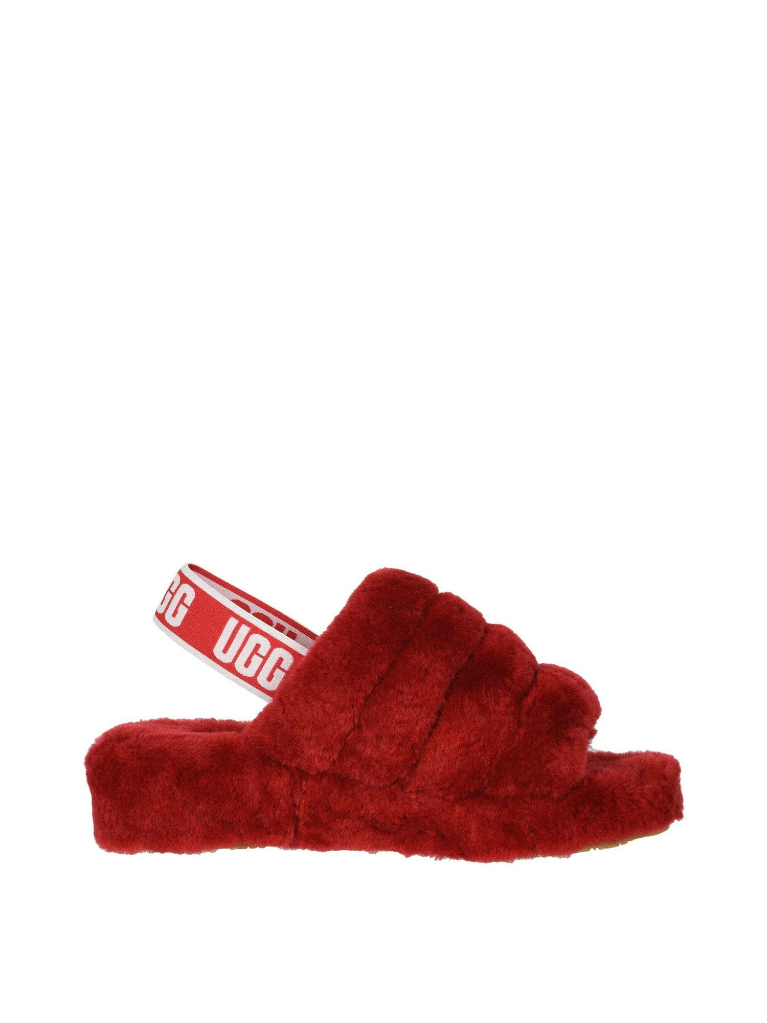 UGG Fluff Yeah Slide Women s Sheepskin Slippers 1095119 Walmart