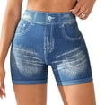 thumbnail image 2 of Jean Shorts for Women High Waisted Stretchy Slim Fit Sexy Pull On Jorts Casual Denim Shorts, 2 of 7