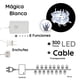 thumbnail image 2 of Serie de Luces La Merced  Navideña Decorativa Luz Led Blanca 300 Focos 8 Funciones 13.5 m, 2 of 6
