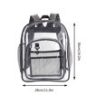 thumbnail image 5 of ESULOMP Transparent Backpack with Large Capacity Student Backpack, 5 of 6