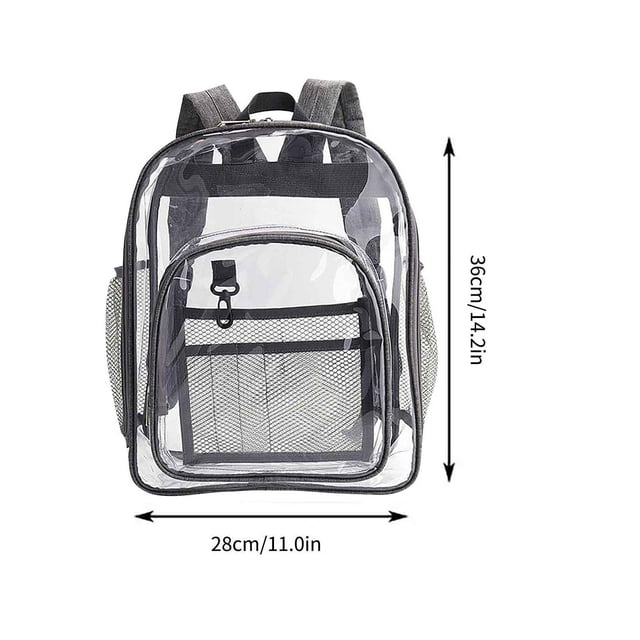 Sacs à Dos pour Adultes Sac à Dos Transparent à Grande Capacité Sac à Dos pour Étudiant