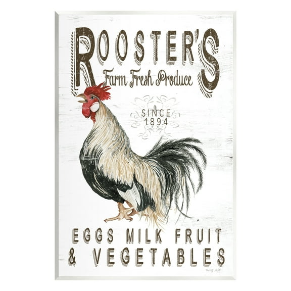 Stupell Industries Rustic Country Produce Botanical & Floral Painting Unframed Art Print Wall Art, 10 x 15