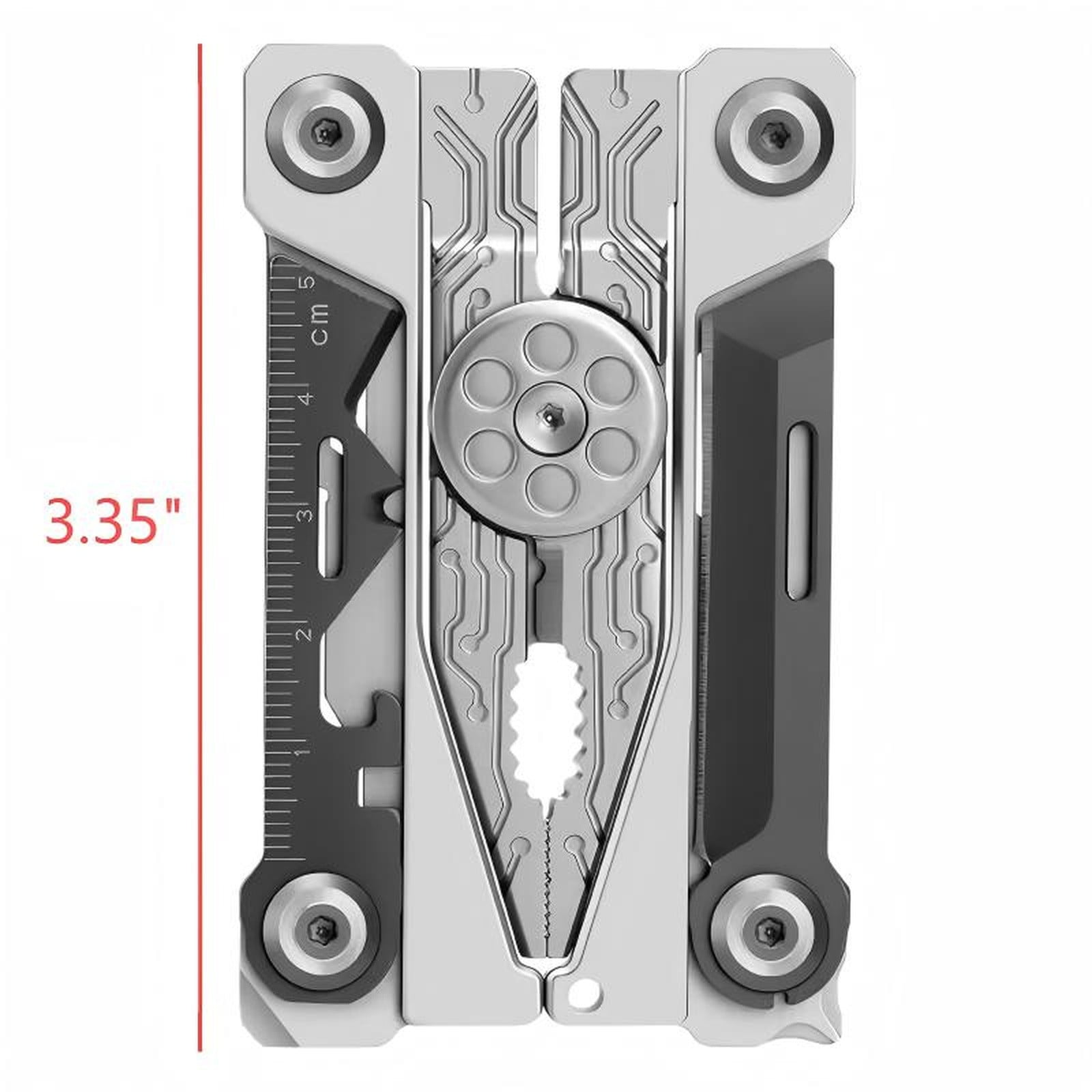 Multifunctional Foldable 14-in-1 Portable Tool Set – 14-in-1 Pliers Multi-Tool for Home Repair, Outdoor Camping & Emergency, Compact 3.35” Folded Size, Durable Metal Construction