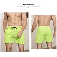 thumbnail image 5 of Men's Running Shorts with Zipper Pockets Quick Dry Gym Athletic Workout Shorts for Men - l, 5 of 6