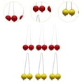 thumbnail image 6 of Vsenkes 6 Pieces Ladder Balls Backyard Game Indoor or Outdoor Activities Replacement Yellow and Red, 6 of 9