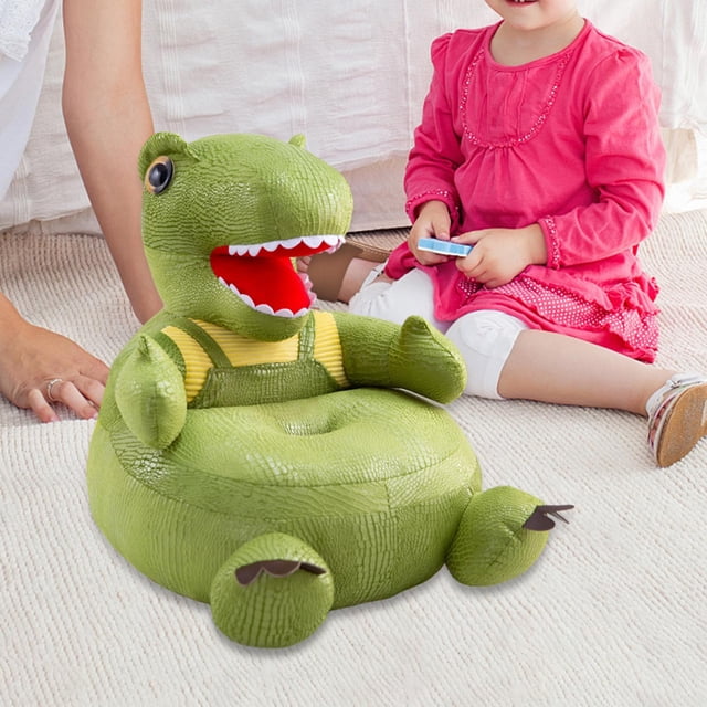 Silla de dinosaurio Macarena para Niños Sofá de animales de dibujos animados verde