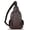 Coffee, variant on Genuine Leather Sling Bag for Men Women Sling Backpack Purses Crossbody Bag