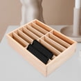 thumbnail image 4 of Raindrops 2Pcs Wooden Mobile Phone Holder Box Beige for Office and Classroom Phone Protection and Storage, 4 of 8