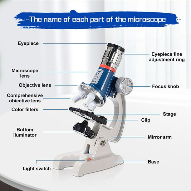 Kit microscope découverte pour enfant 48 pièces