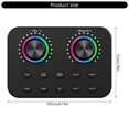thumbnail image 3 of Voice Changer Device With 4 Sound Effect Lighting Handheld Microphone Sound Effects Machine Karaoke Small Live Broadcast, 3 of 8