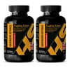 Fat Loss Capsules - Natural Raspberry Ketones Lean 1200MG - African Mango Complex - 2 Bottle (120 Capsules)