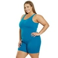thumbnail image 6 of Sporti Plus Size HydroLast Chlorine Resistant Unitard, High Cut, Removable Cup (Women's Plus), 6 of 10