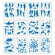 thumbnail image 2 of Kit de 12 plantillas de dibujo para personas, animales, plantas, patrón, plantillas reutilizables pa Abanopi Plantilla, 2 of 7