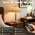 thumbnail image 5 of E26 Rechargeable Light Bulbs with Remote and Timer, Battery Backup Bulb with 12 Colors and Brightness Dimmable, 40W Equivalent LED Light Bulbs for Lamps Sconces Camping, 2 Pack, 5 of 7