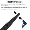 thumbnail image 3 of Uxcell 1 Count Braided Cable Sleeves, PET Heat Shrinkable Cord Protector Black 1inch x 3ft, 3 of 7