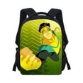 thumbnail image 1 of Invincible School Backpack Cool Superhero School Bags for Teens Black 12", 1 of 7