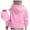 Pink, variant on SUXIAN Childrens Custom DIY Long Sleeve Hoodie for Boys and Girls Casual Loose Sport Wear White 5-6 Years