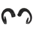 thumbnail image 1 of 1 Par Cuerno Artificial de Ovejas Adorno de Diadema de Pelo Disfraces de 15x12cm Zulema Coleccionable decorativo, 1 of 8