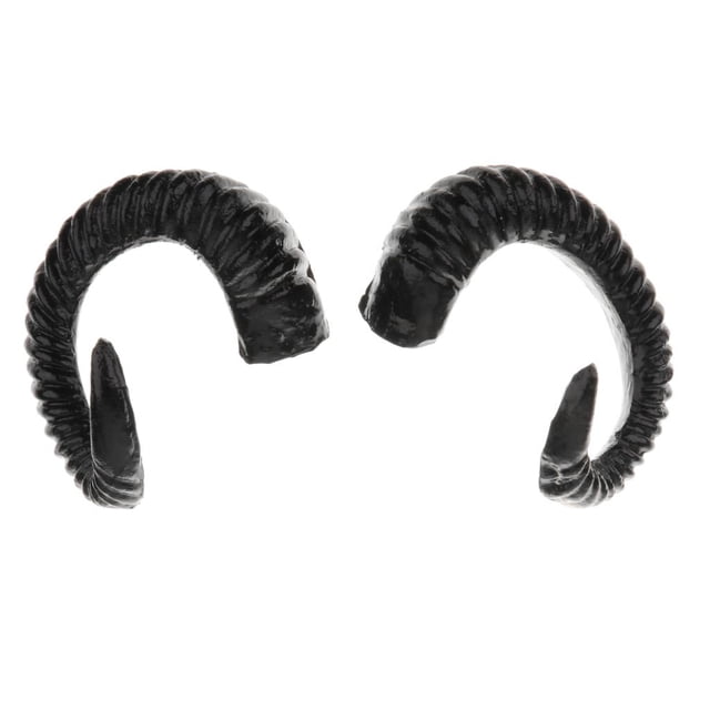 1 Par Cuerno Artificial de Ovejas Adorno de Diadema de Pelo Disfraces de 15x12cm Zulema Coleccionable decorativo
