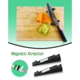 thumbnail image 2 of Ultrathin Sectioning Aid, Vegetable Sheet Cutter Slicer, Creative Kitchen Cutting Aid Gadgets Tool, Food Slicer Assistant Tool for Slicing Cucumber Carrot (2mm Black), 2 of 4