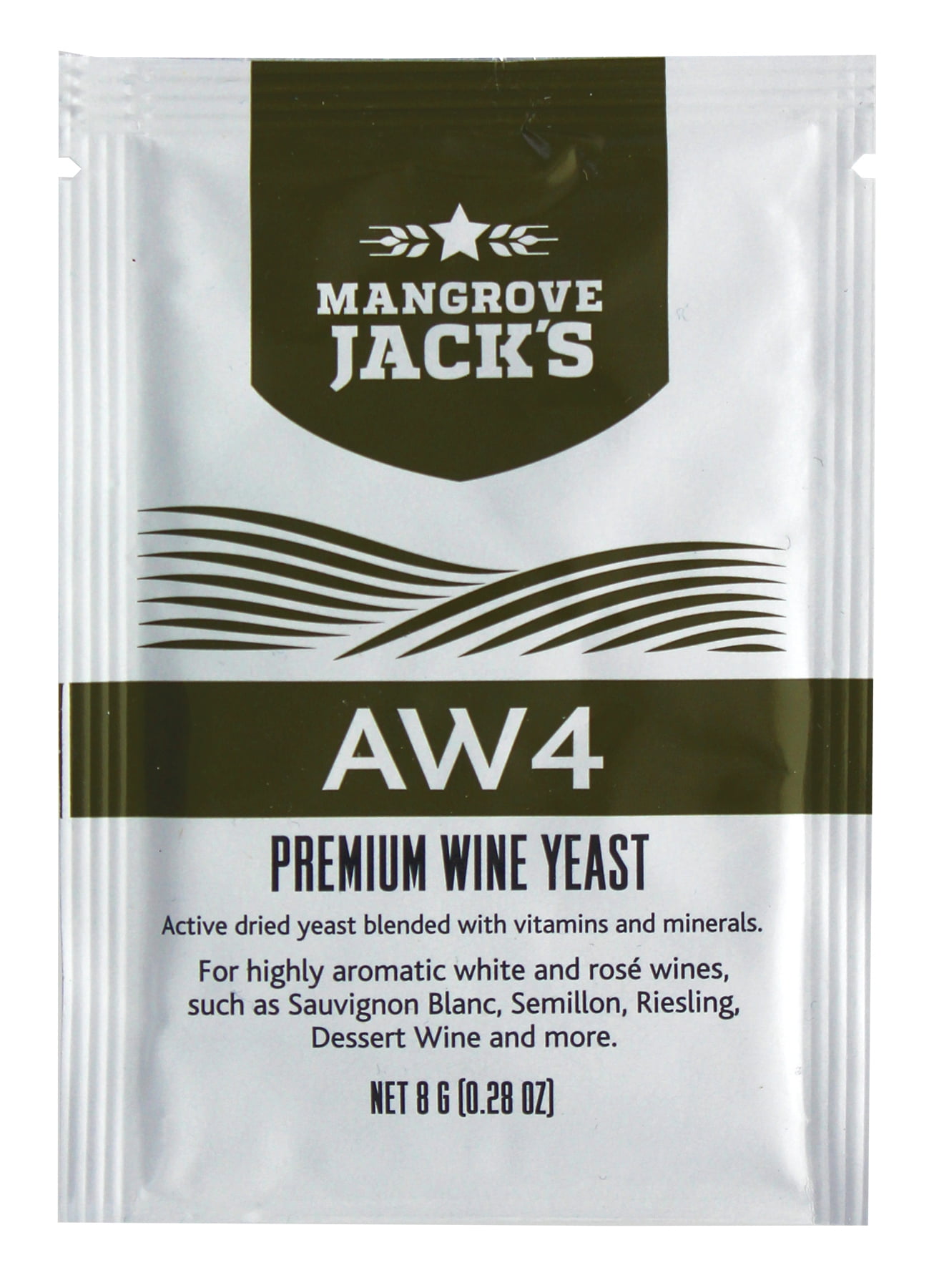 Mangrove Jack’s Wine Yeast - AW4 8g treats 23L  Aromatic White Wines