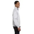 thumbnail image 3 of Adult NuBlend® Quarter-Zip Cadet Collar Sweatshirt - ASH - 2XL, 3 of 3