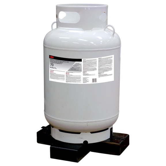 3M HoldFast 70 Cylinder Spray Adhesive, Clear, Mini Cylinder (Net Wt 8.5 lb), 1/case
