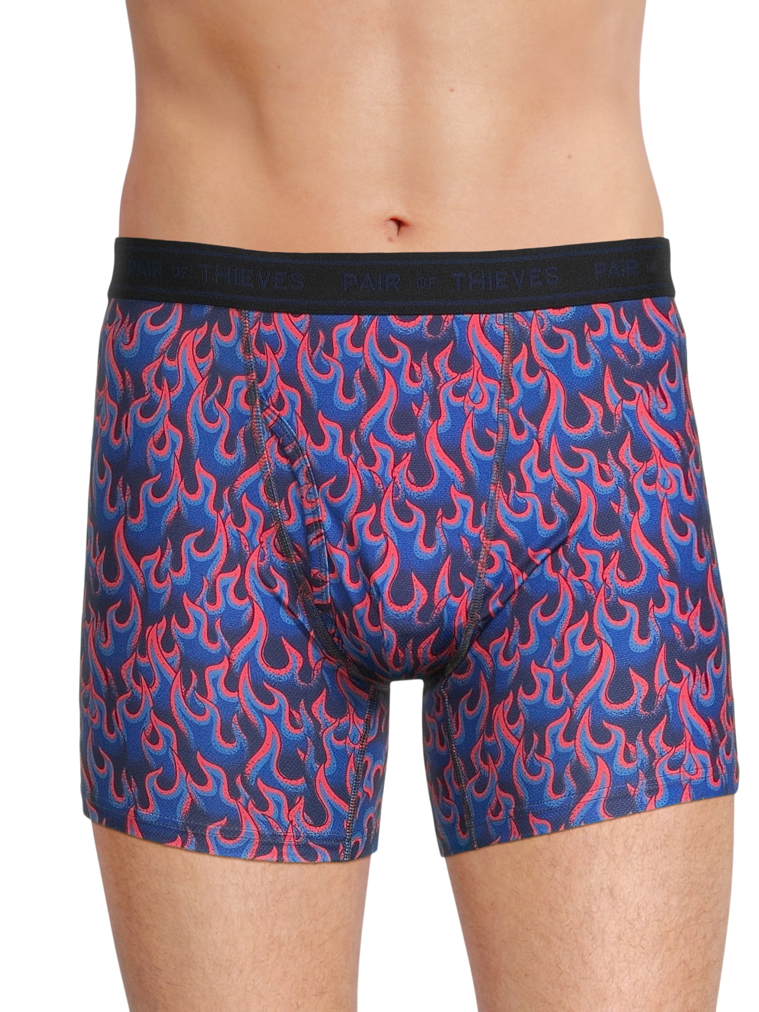 Pair of Thieves Men's 4-Way Performance Stretch Boxer Briefs, 3-Pack