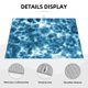 thumbnail image 3 of Fotbe Blue Tie Dye Alfombrilla de Secado para Cocina con Estampado, 18x24 Pulgadas, 3 of 7