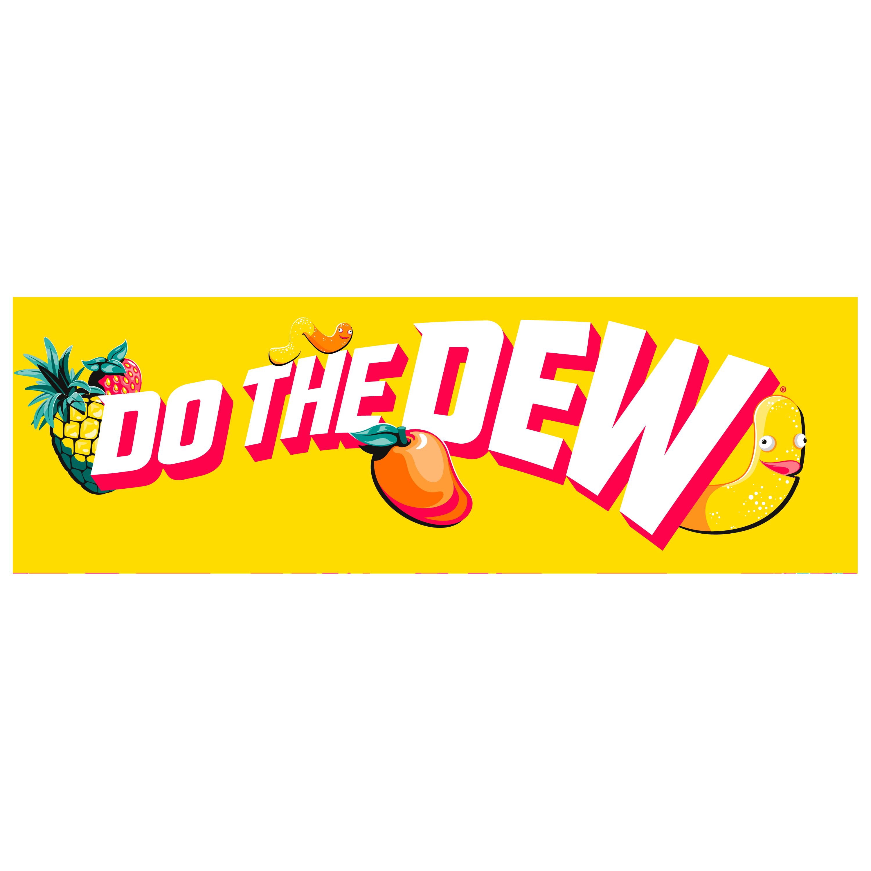 (2 pack) Mountain Dew x Trolli Mango Pineapple Punch 12 fl oz, 12ct Can