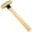 Wooden Handle, variant on 8oz Brass Hammer,Solid Brass Mallet Hammer with Wooden Handle,Double Faced Head,Length 11"(280mm), Die-Forged, Corrosion Resistant, DIN Standard