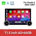 thumbnail image 3 of ZWNAV 11.5 inch Android 15 Car Radio For Mazda 2 2002-2007 Car Multimedia Video Player GPS Navigation Carplay Head Unit Touch Screen 4G, 3 of 15