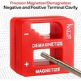 thumbnail image 3 of Katzco Red Magnetizer and Demagnetizer - 1 Pack - Precision Tool for Screws, Drill Bits, Nuts, Bolts, and More, 3 of 9