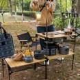 thumbnail image 3 of Portable Camping Aluminum Alloy Table Multifunctional Splicable Detachable Table Picnic Fishing Barbecue Table, 3 of 6